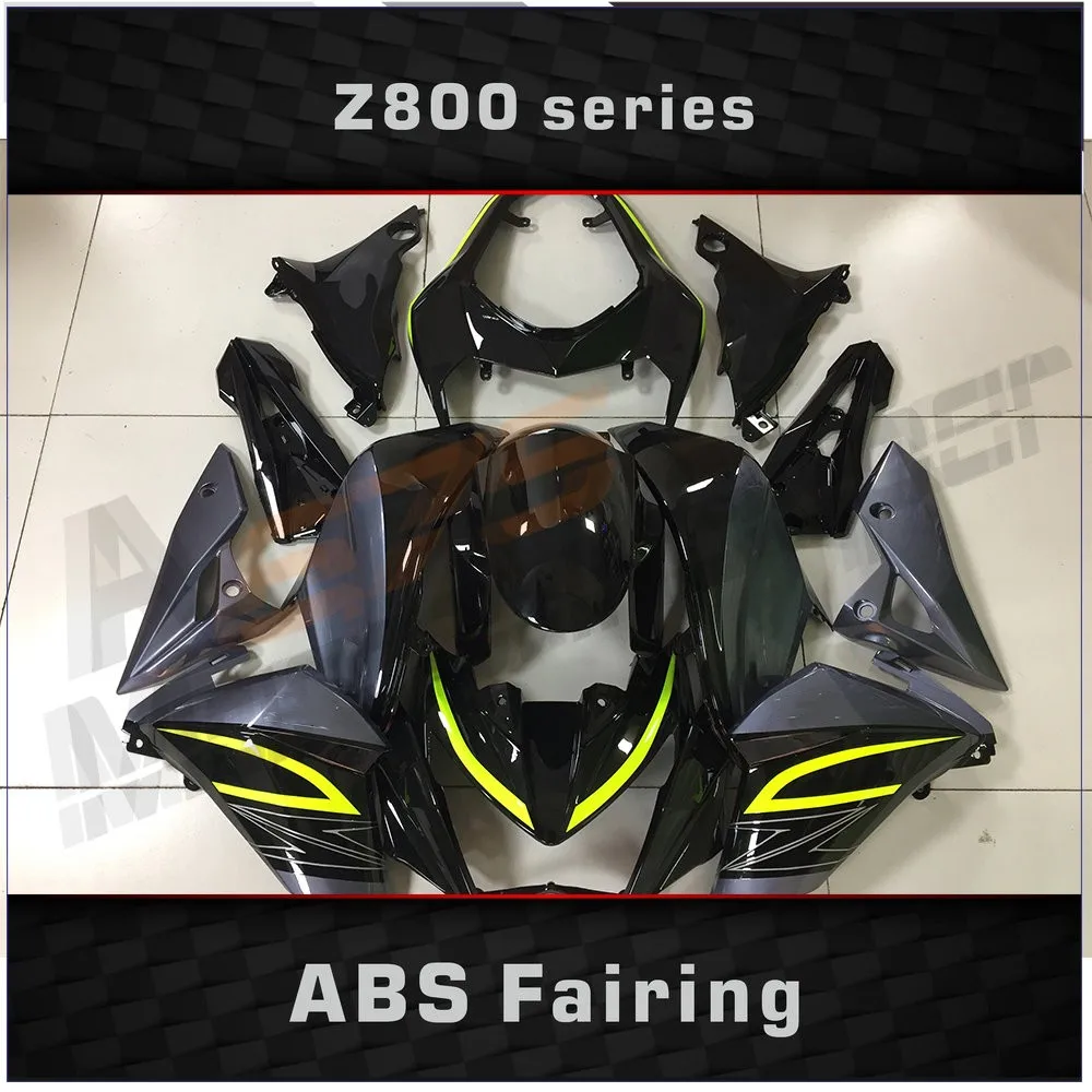 

Kit For Kawasaki Z800 13-16 2013 2014 2015 2016 Green lines Bodywork High Quality ABS Injection Plastics Fairings