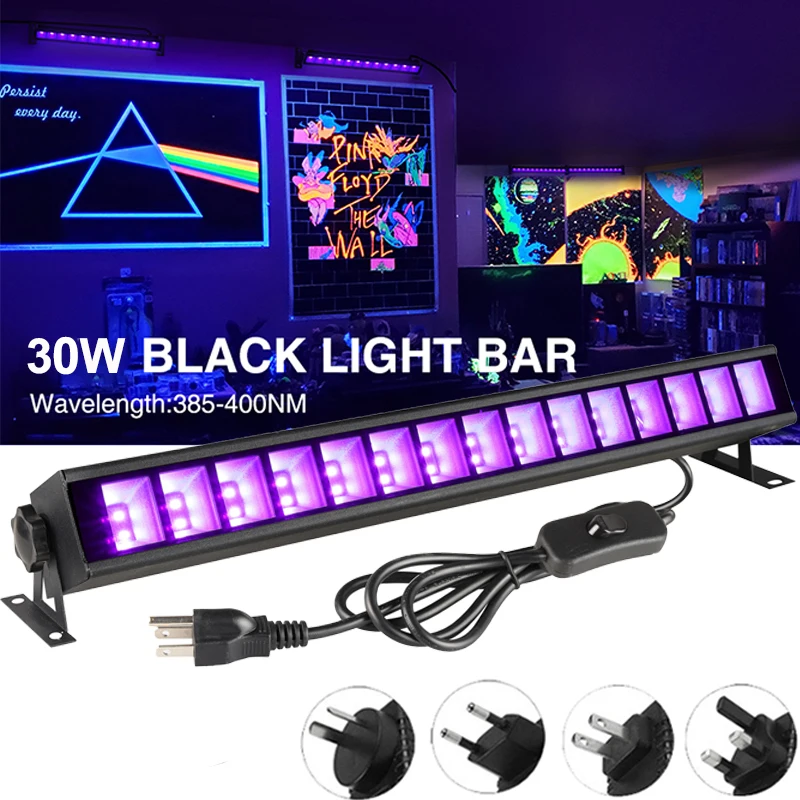 Черный УФ-светильник 30/40 светодиодов Вт | Освещение