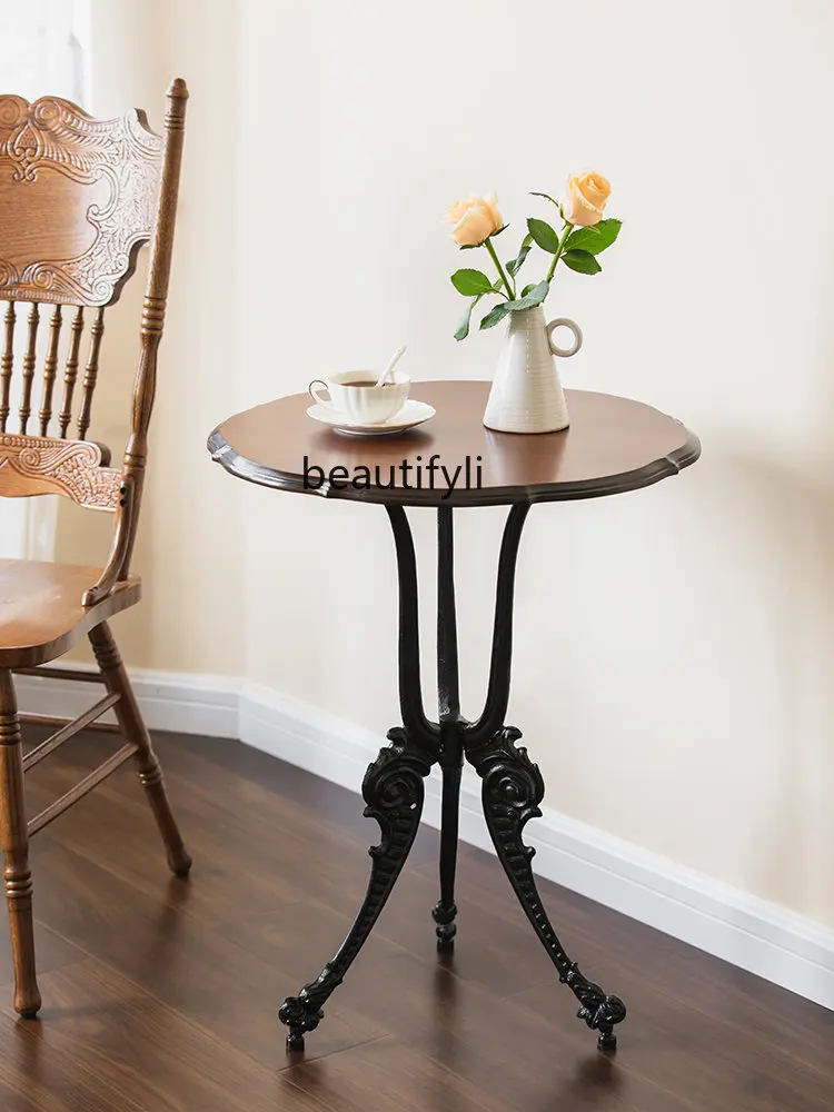 Домашний Деревянный стол Zhonggu из черного дерева для гостиной столовой маленький