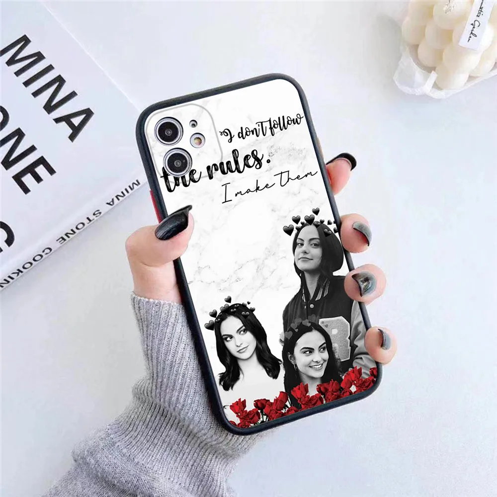 Чехлы для iPhone 16 15 14 7 8 Plus 13 12 11 Pro Max XS X 13Mini XR SE Riverdale Serpents Frosted Translucent Fundas Phone Case