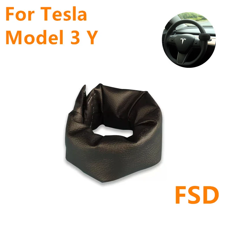 

1PC Model3 ModelY Steering Wheel Control Booster Counterweight Ring Automatic FSD Assisted Driving For Tesla Free Your Hands