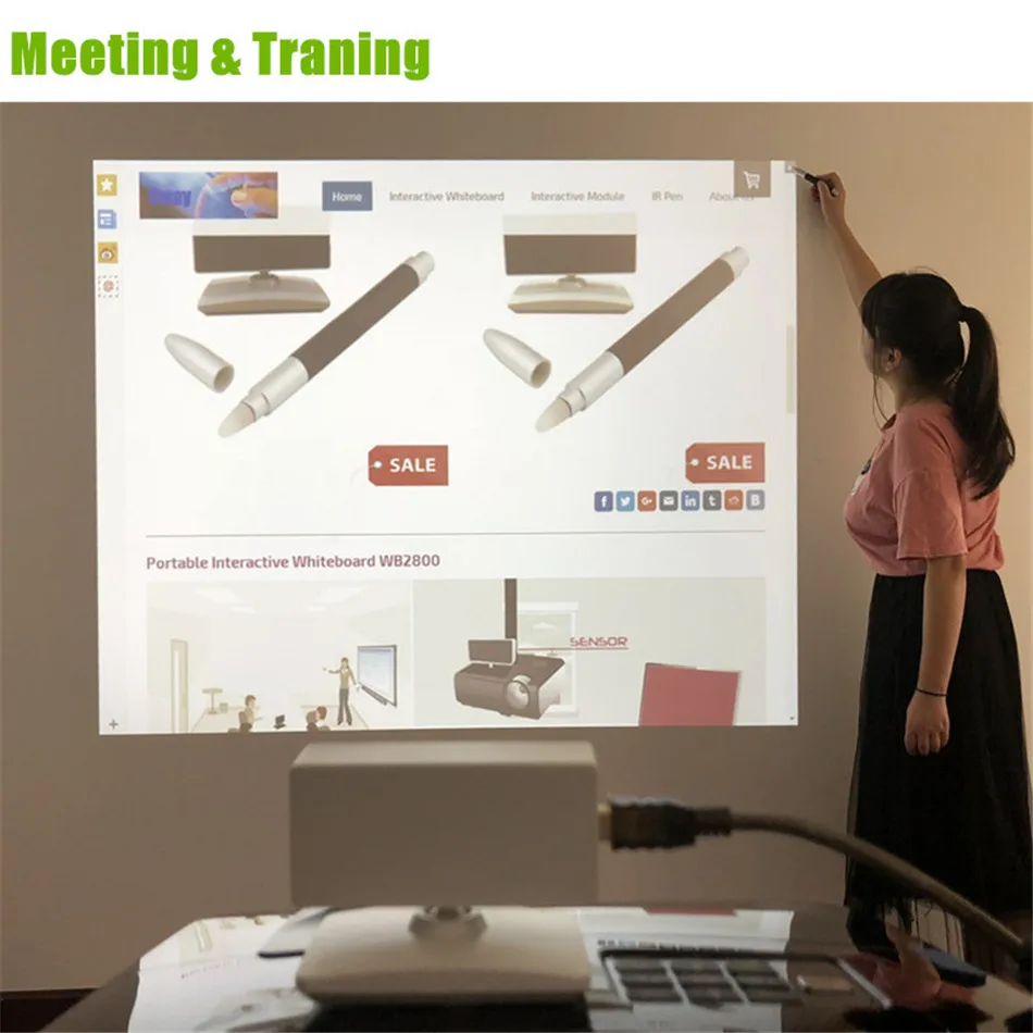 Pen Touch Screen Digital Smart Board,USB Infrared Laser Electronic Interactive Whiteboard,Portable Flat Panel For Schools,Office