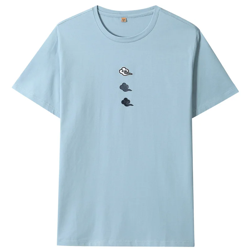 

10981 Size 5XL Tee Shirt Homme Summer Short Sleeve Casual Men's T Shirts Male TShirts Camiseta Tshirt Homme