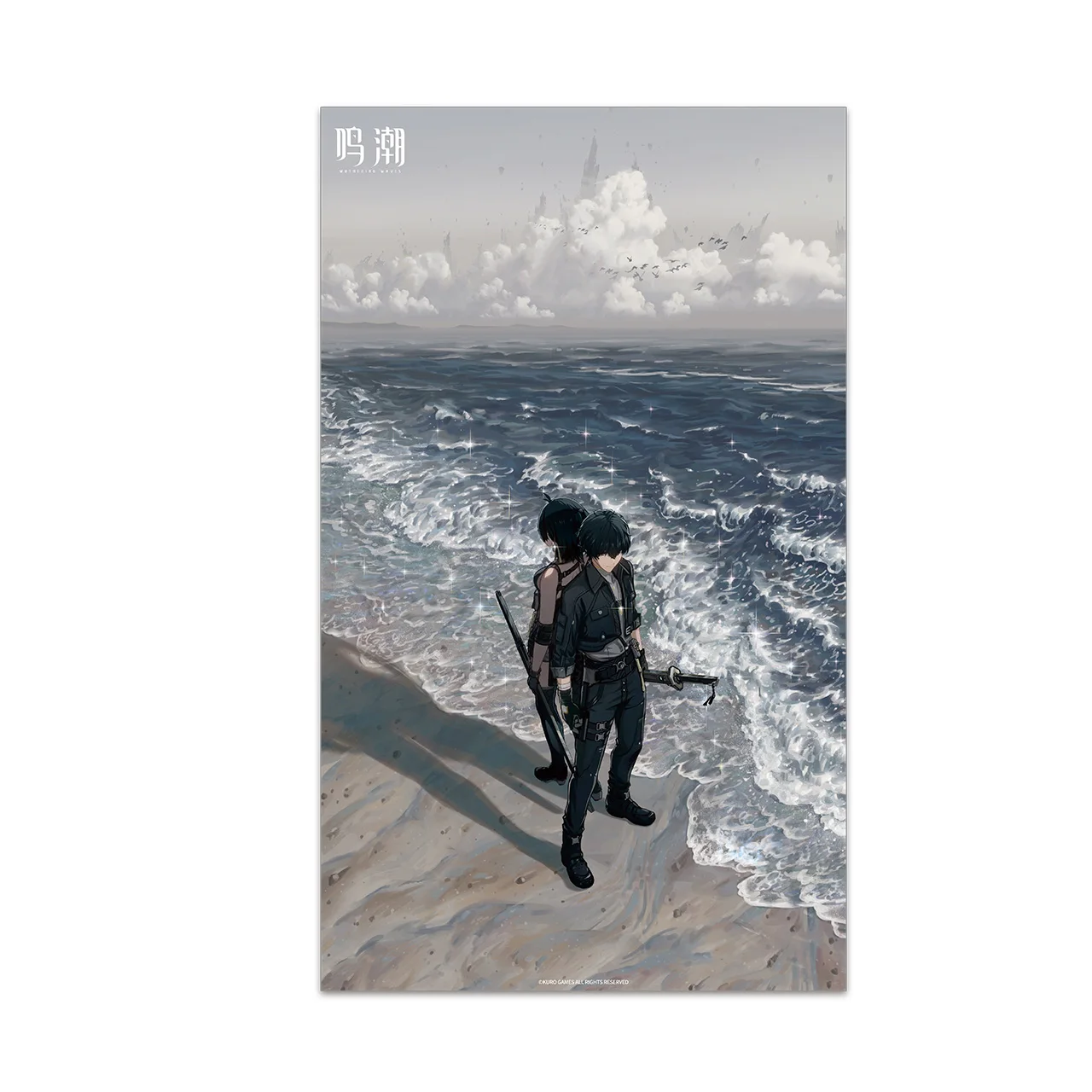 Фото Официальный оригинальный мерч Sunsyea Wuthering Waves: лазерные билеты и постеры с изображениями Yinlin, Jiyan, Jinhsi, Xiang, Liyao №2