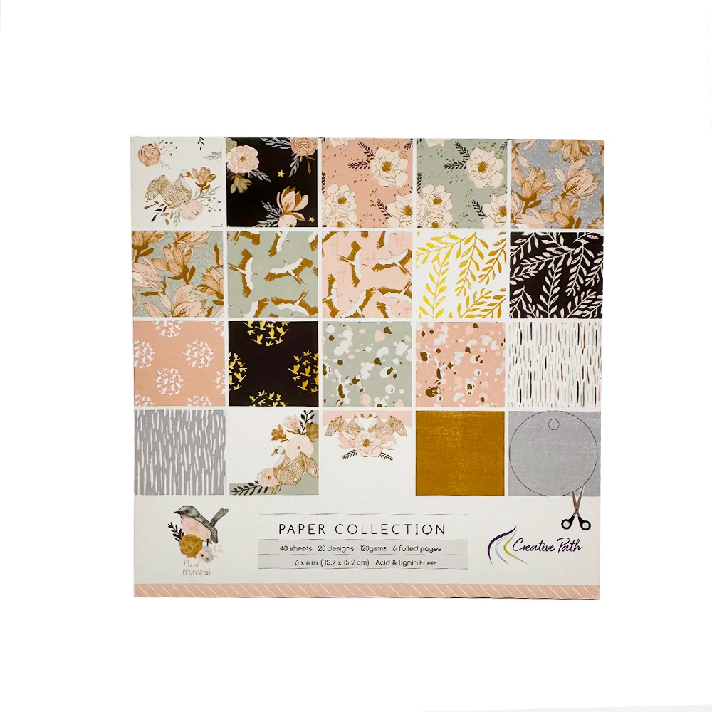 Креативная дорожка 6-дюймовый узор для скрапбукинга Бумага рукоделия Фон