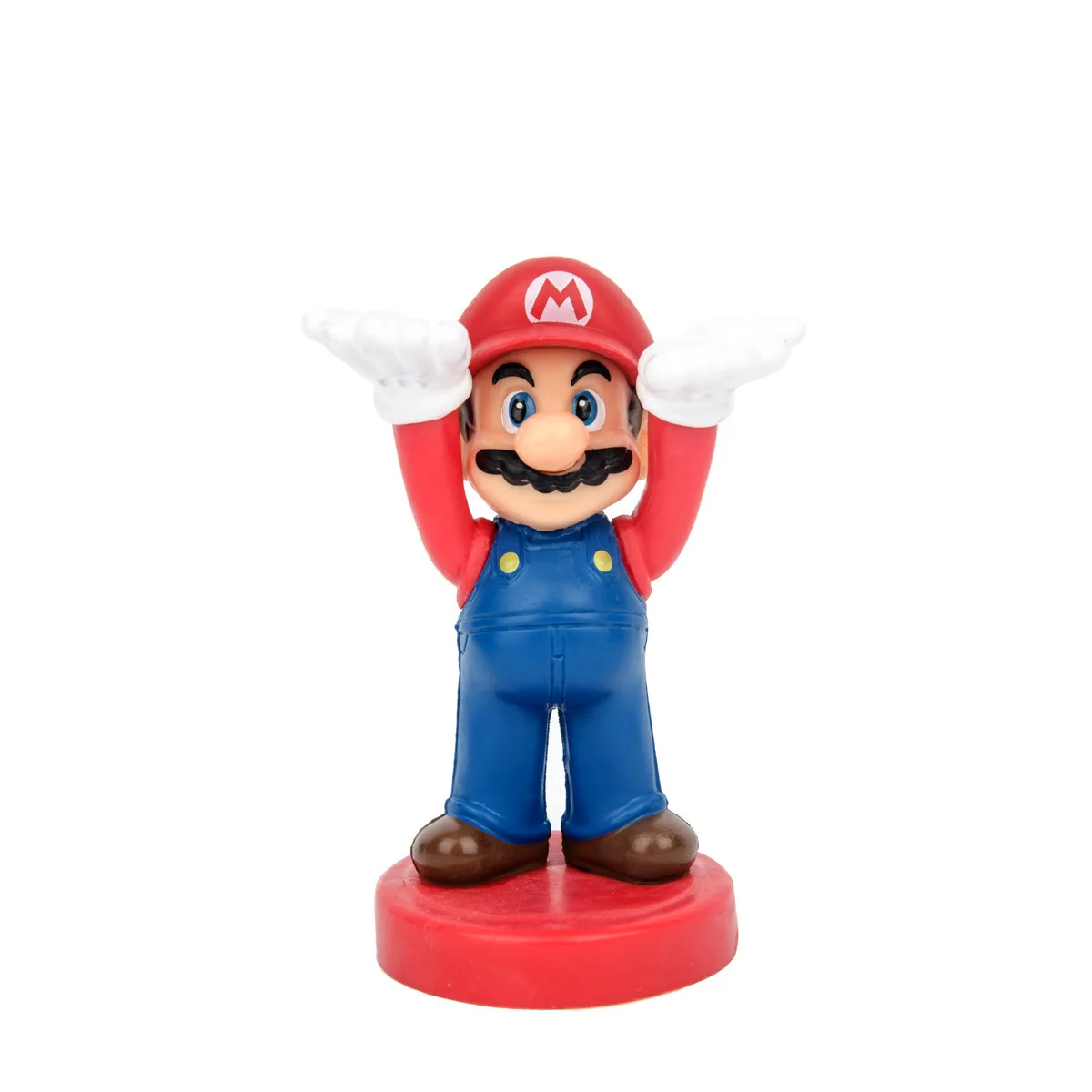 

Super Mario Game Raise Your Hand Mario Penholder Toys Anime Figures Cartoon Model Dolls Kids Toys for Children Birthday Gifts