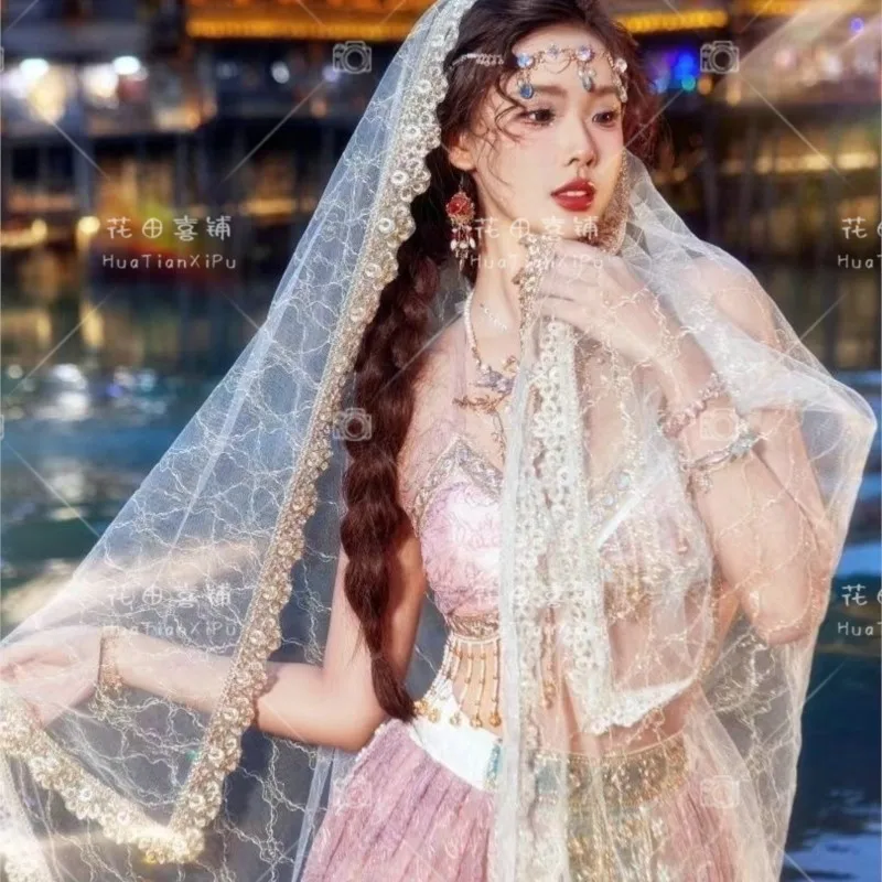 Западные регионы экзотическая Фотография Одежда Xishuangbanna фотография поездки Loulan