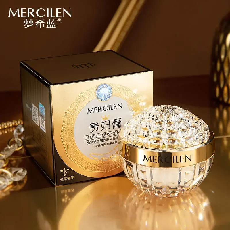 Кордицепс ниацинамидный крем для лица питательный кожи сияющий женский ленивый