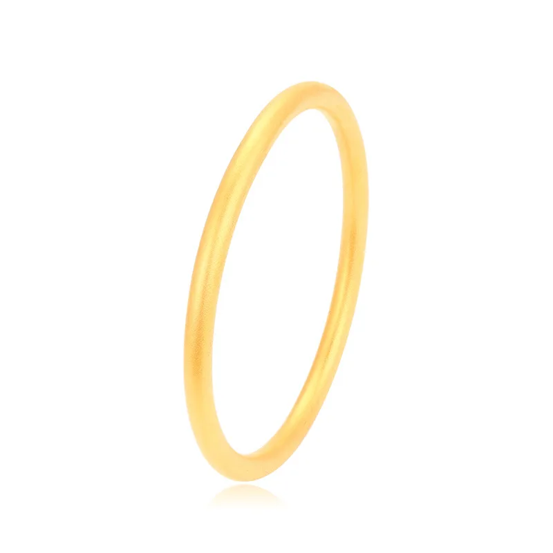 2024 классический позолоченный Круглый Женский браслет из золота 24 карата