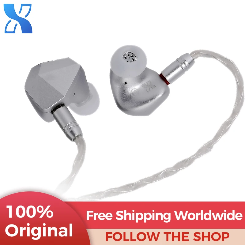 XSL X-ONE IEM Original in-ear headset 0.78 HiFi Monitoring Noise Reduction Mobile Computer Games Sports Earphone IE900 IE600 kz