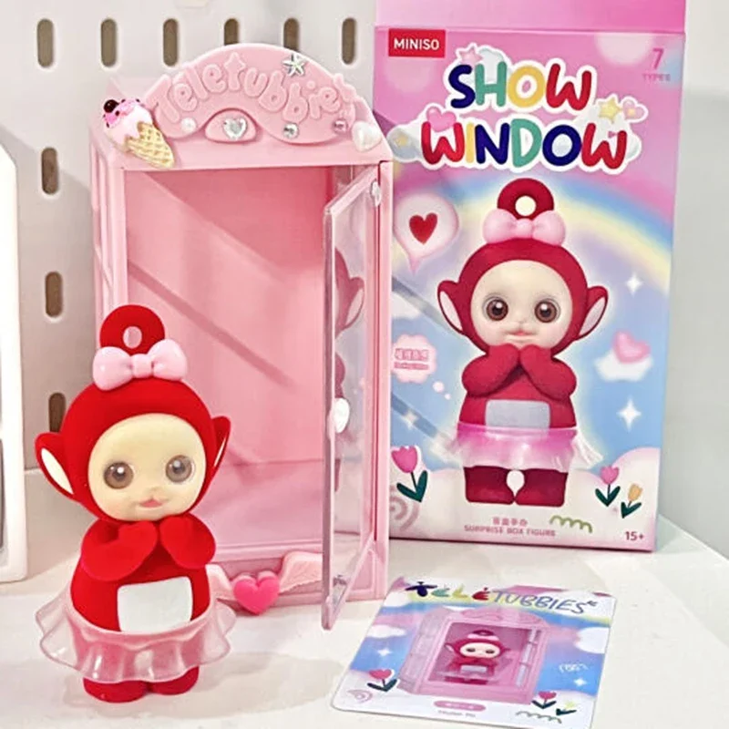 MINISO Teletubbies витрина серии глухая коробка игрушки Kawaii Tinky Winky digia Laa Po Doll загадочные