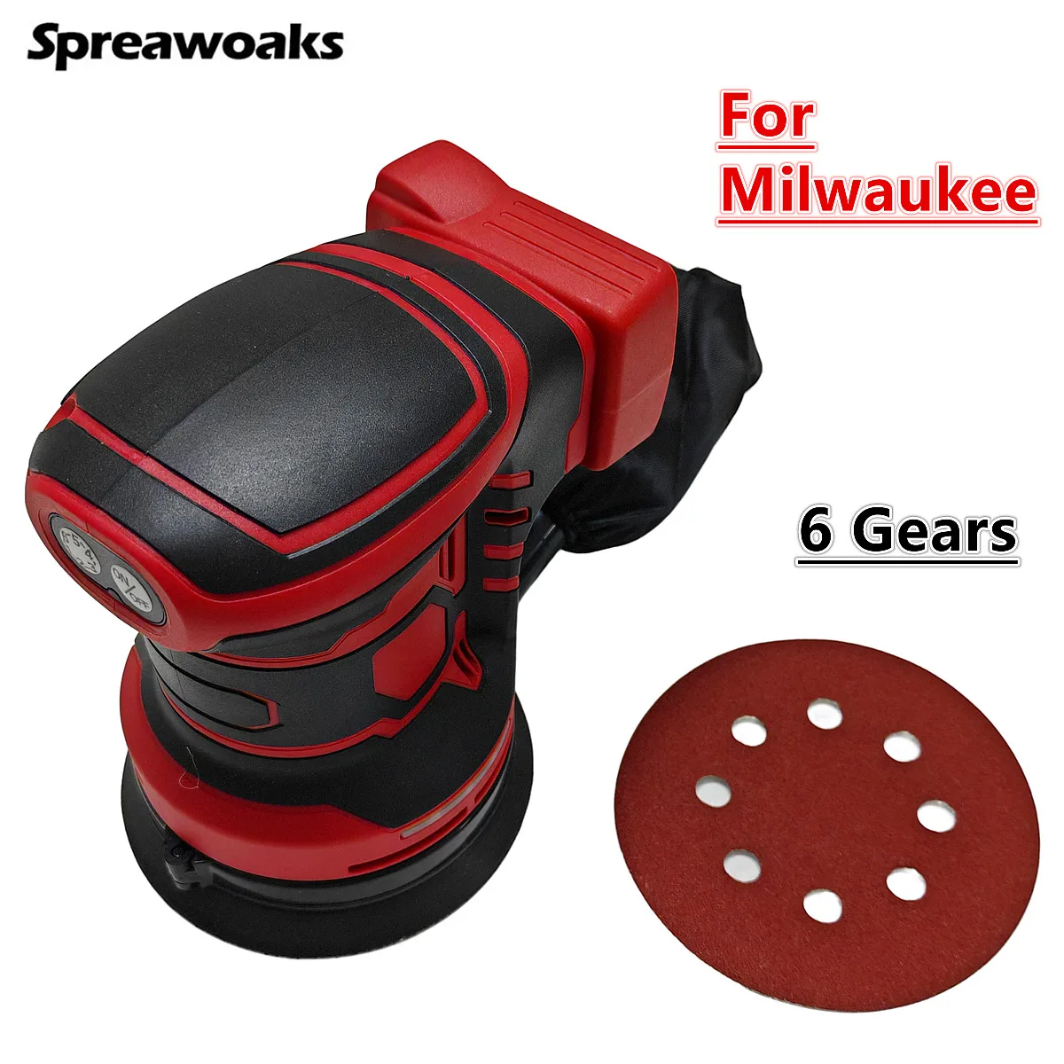 

Бесщеточная орбитальная шлифовальная машина Spreawoaks 125 мм 6 скоростей