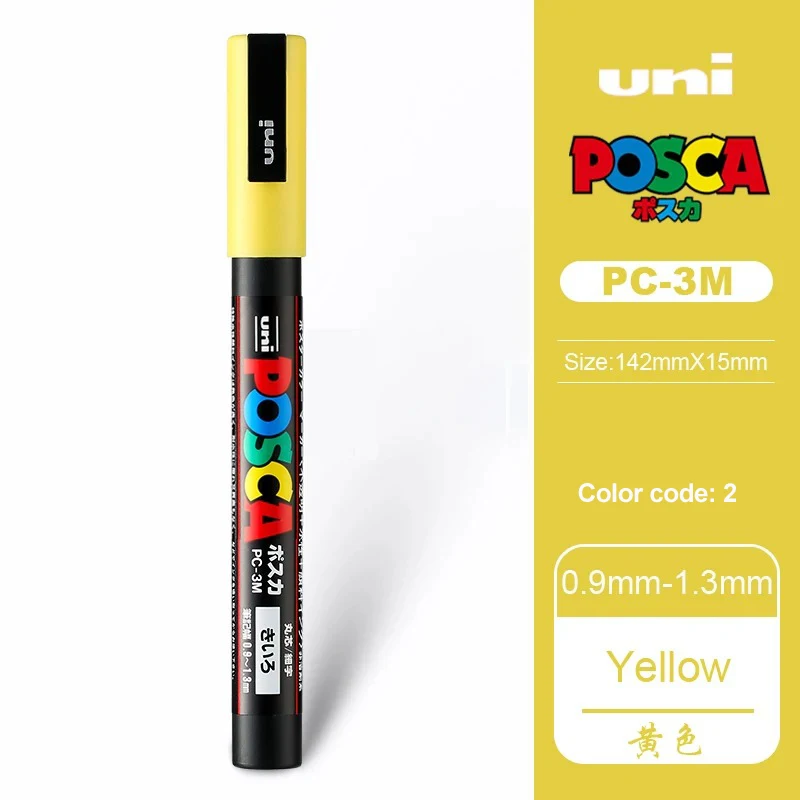 

UNI POSCA PC-3M маркеры для рисования 24 цвета