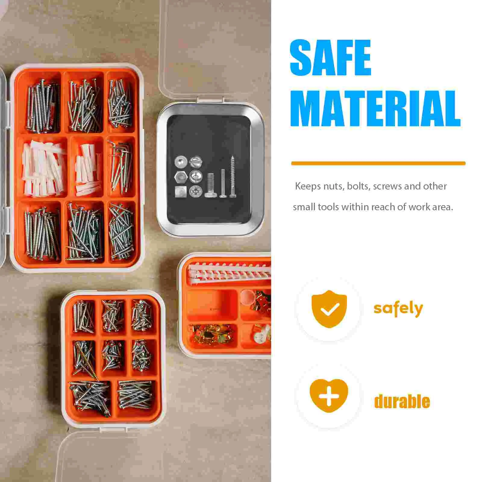 Квадратный инструмент магнитный лоток инструменты органайзер для винтов