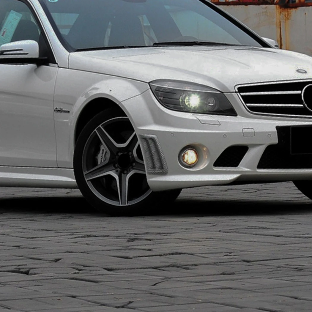 Для Mercedes Benz C-Class W204 S204 2007-2010 C63 AMG Автомобильный передний бампер боковая крышка