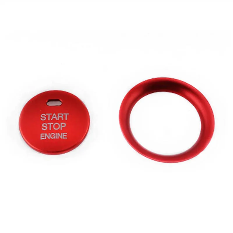 

Corrosion-proof Aluminum alloy Decoration Scratch-proof Button Cover Ring Scratch-resistant Dust-proof Trim Decal Engine Stop