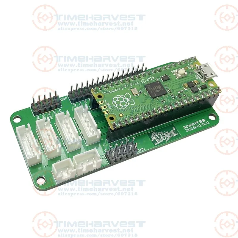 

Материнская плата Raspberry Pi PICO с нулевой задержкой, плата управления джойстиком, программатор SOCD RGB 1ms для PS3 / GP2040/Switch/xвход/Dinput