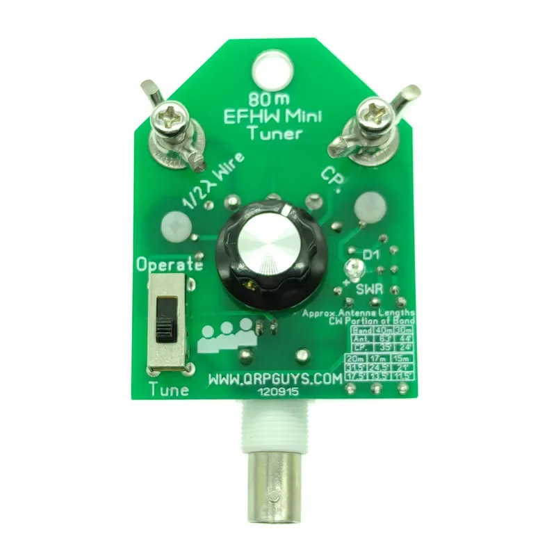 

Антенна QRPGuys EFHW 80 м с тюнером EFHW 80 м Mini антенна тюнера