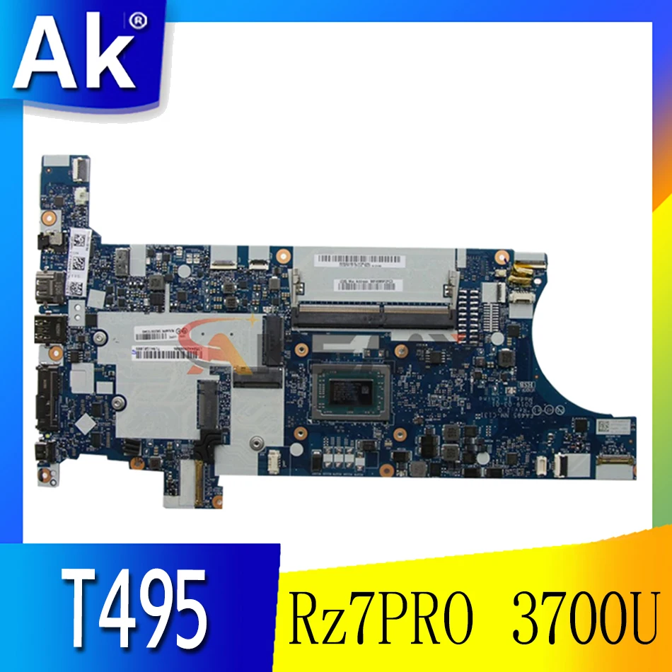 

Материнская плата Akemy для ноутбука Lenovo ThinkPad T495, системная плата FA495 NM-C131 CPU Rz7PRO 3700U, ОЗУ 8 ГБ, протестирована на 100%, FRU 02DM040