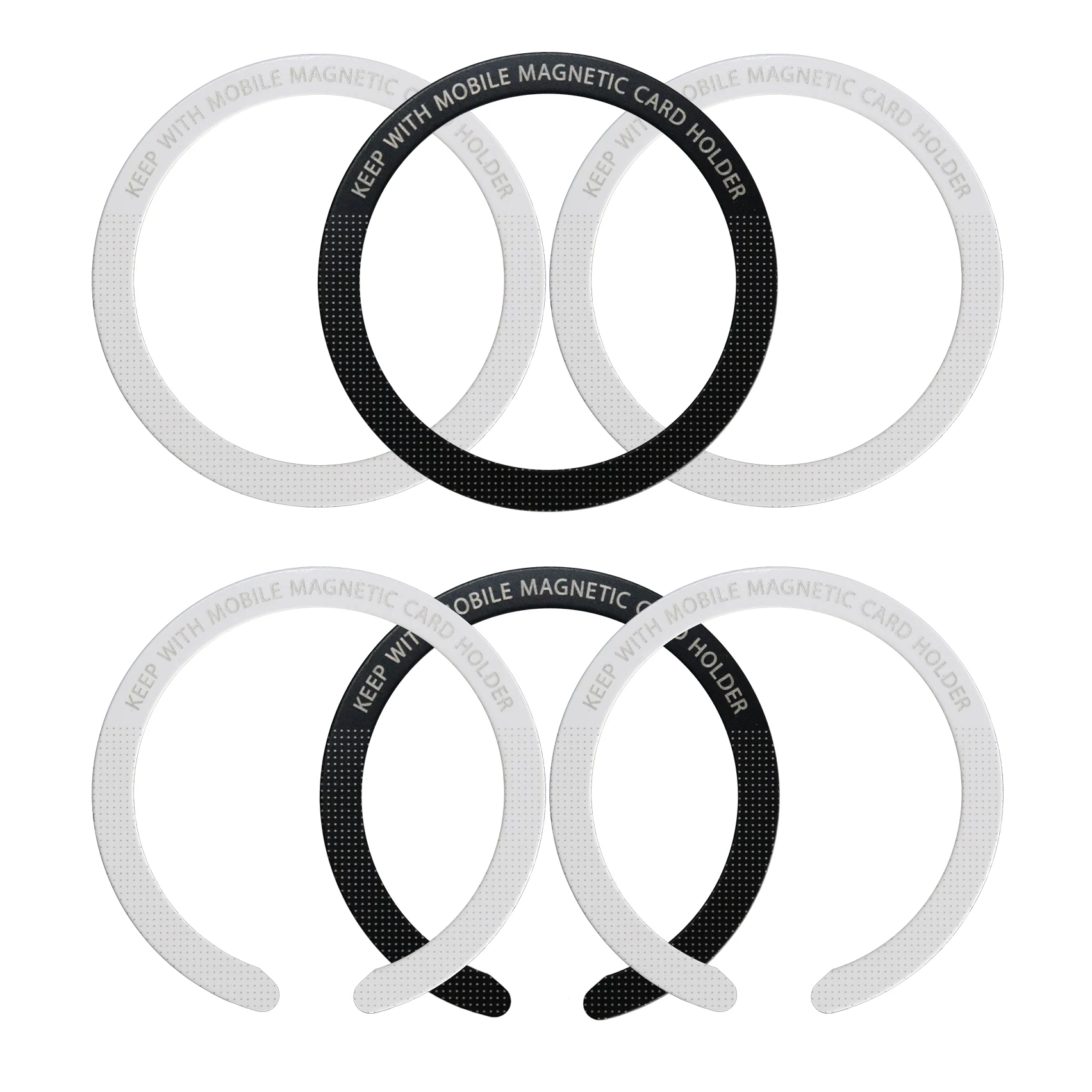 6pcs ring for magsafe wireless charger for iphone 13 pro max 12 mini 11 universal metal sticker magnetic car mount holder plate free global shipping