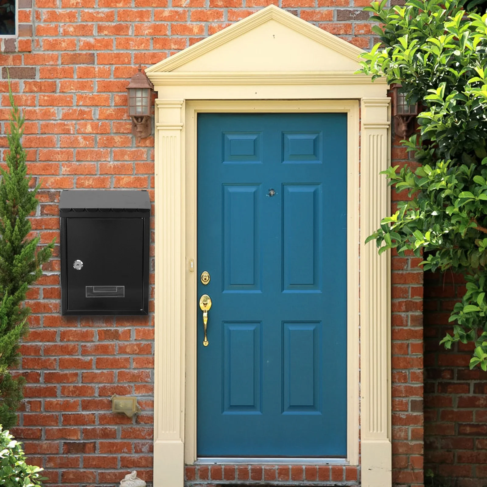 

Блокировочный почтовый ящик настенный вместительный почтовый ящик винтажный металлический почтовый ящик для дома