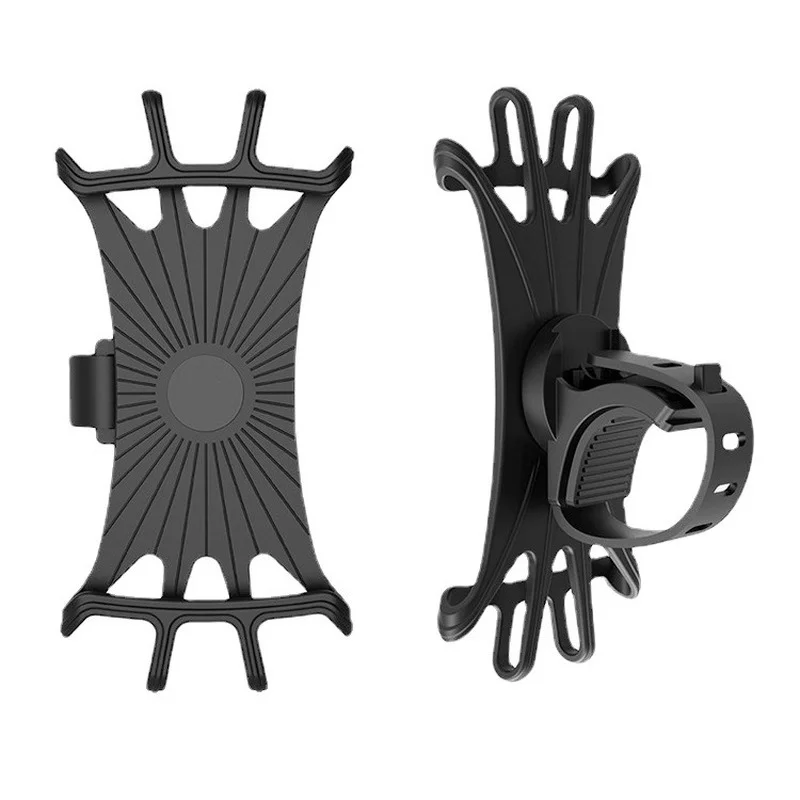 new bicycle phone holder bicycle motorcycle electric vehicle navigation silicone phone strap holder free global shipping
