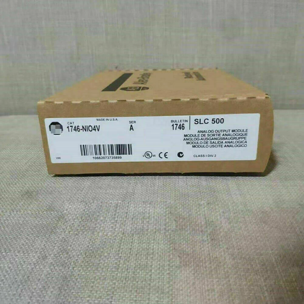Новый заводской герметичный модуль аналогового вывода 1746-NIO4V SER A SLC 500 1746NIO4V