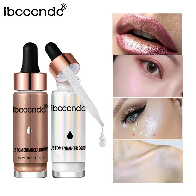 

IBCCCNDC Liquid Highlighter Face Glow Make Up Cream Concealer Shimmer Ultra-concentrated Iluminating Bronzing HOT