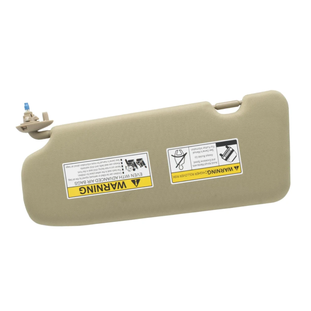 Автомобильный солнцезащитный козырек с зеркалом и фотоэлементами серый бежевый