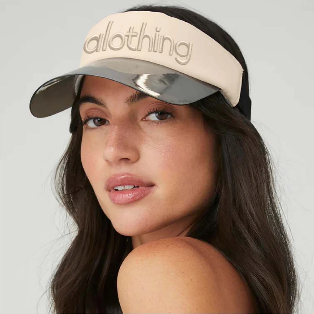 Alothing Дышащая Хлопковая Спортивная Кепка С Солнцезащитным Козырьком Унисекс