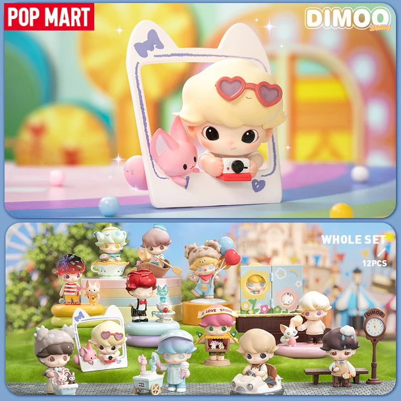 

Dimoo Dating Series Blind Box Original Popmart Kawaii Action Anime Mystery Figures Toys Caixas Supresas Guess Bag Gifts for Kids
