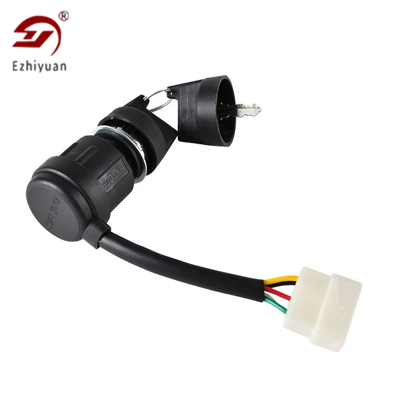 

2Pcs 5 Wire Ignition Switch Key Starter For 178 186 Gasoline Generator Set