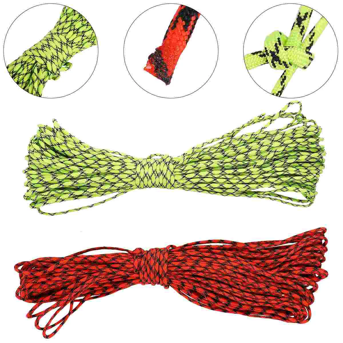 

Rope Tent Ropes Camping Guyline Climbing Cord Guide Escape Rappelling Parachute Gym Tarp Tensioners String Bungee Reflective Guy
