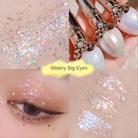 bright shine liquid eye shadow glitter eye makeup sequins pearlescent fine flash highlight water proof korea cosmetics