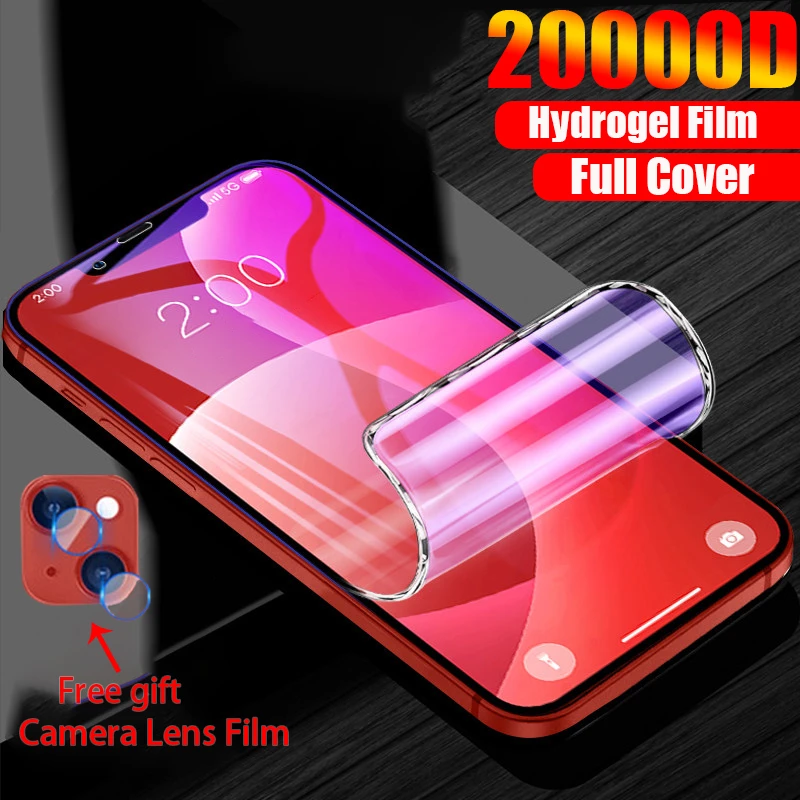 

Full Cover Hydrogel Film Screen Protector For iPhone 11 12 13 Pro MAX Screen Protector For iPhone X XR XS MAX 8 7 6 Plus SE 2020