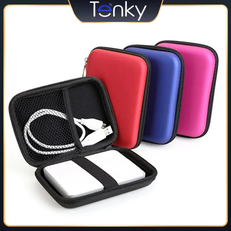 

Eva Protection Dedicated Bag Usb Cable Storage Bag Electronic Equipment Accessory Pouch Bag Hard Disk Bag For 2.5 Mini Travel