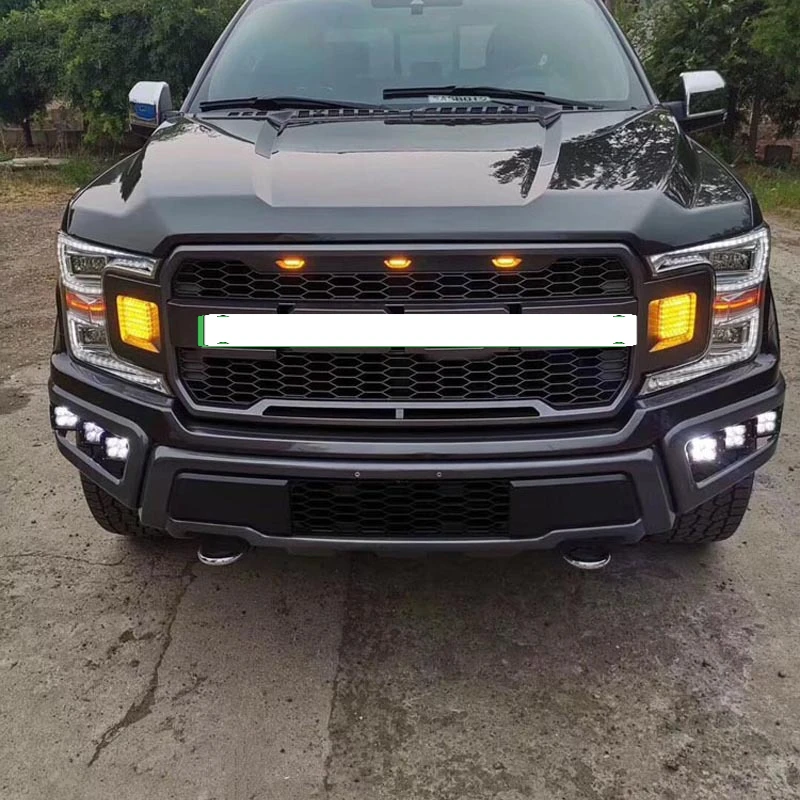 Подходит для Ford F150 18-20 лет, модифицированный Raptor с легкой передней центральной решеткой, средней решеткой, передней решеткой (art.: 3920d2edf074b) - 3920d2edf074b