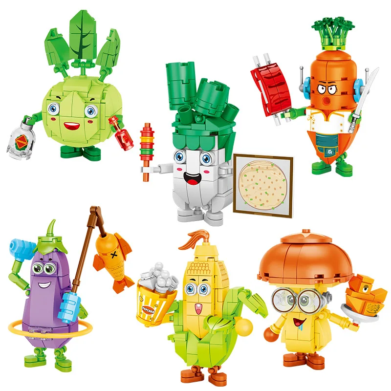 Набор Строительных Блоков С Мультяшным Орнаментом Для Девочек —