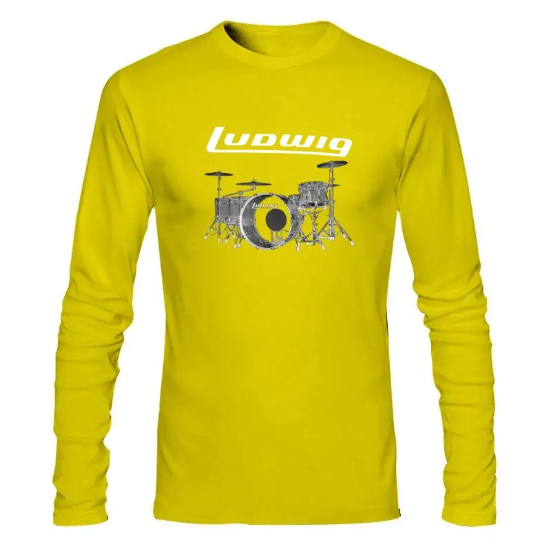 Мужская одежда Новинка барабанная ударная тарелка чёрная футболка размер