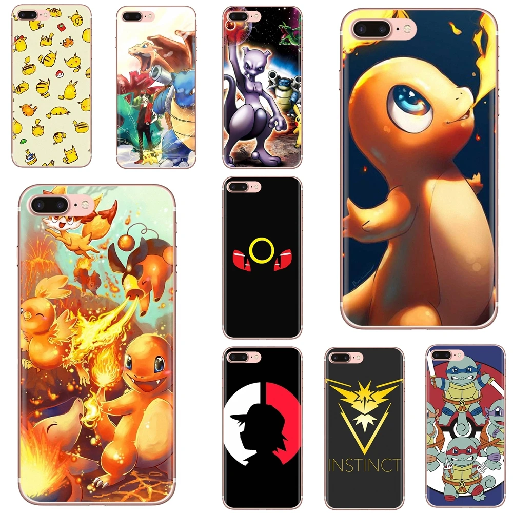 

For iPhone 10 11 12 13 Mini Pro 4S 5S SE 5C 6 6S 7 8 X XR XS Plus Max 2020 TPU Cases Cover cartoon Bulbasaur fire type starters