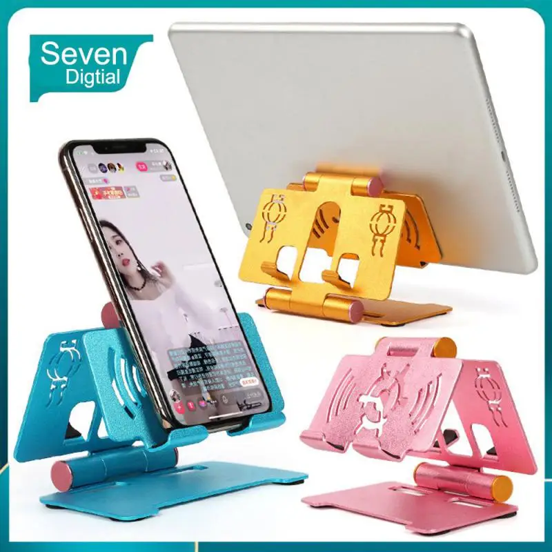 

Office Accessories Phone Holder Stand Desktop Adjustable Mobile Phone Tablet Holder Black Multifunctional Non-slip Desk Support
