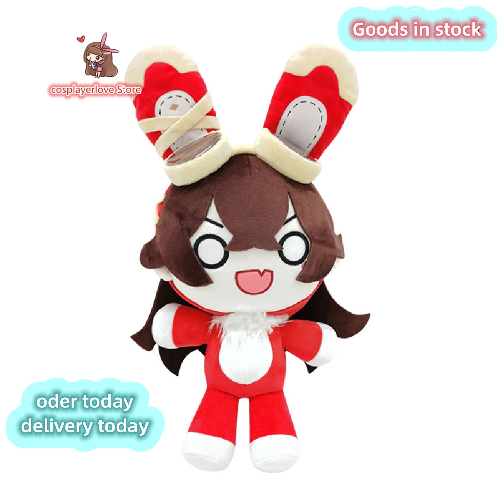 NEW Game Genshin Impact Amber Rabbit Plush Doll Baron Bunny Stuffed Toy Cosplay Props Gifts For Halloween Christams Carnival