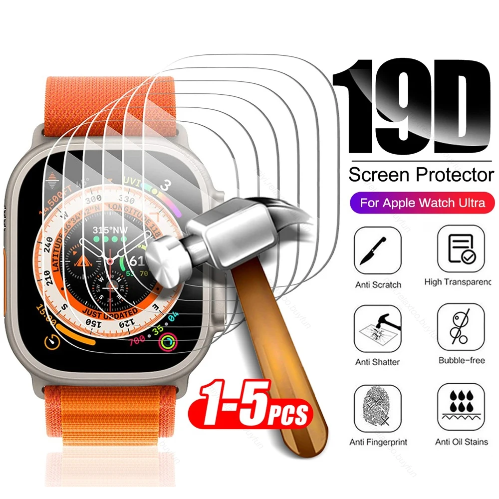 

Закаленное стекло для Apple Watch Ultra, защита экрана 49 мм 2022, пленка против царапин для умных часов iWatch Ultra 49 мм