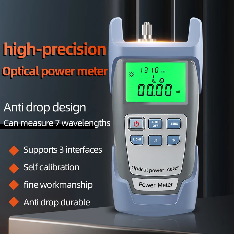 FTTH Fiber Optic Cable Tester Tool (Optional Sets) Optical Power Meter(OPM -70 ~+10dBm)&Visual Fault Locator 10/20/30/50mw VFL