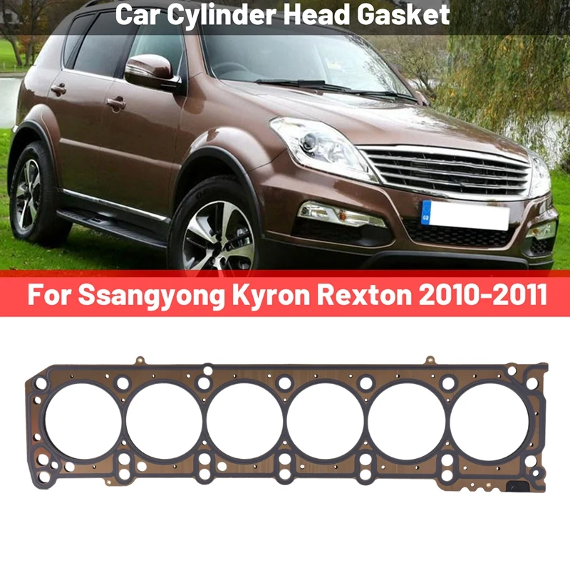 

1 PCS Car Cylinder Head Gasket 1630160020 Car Accessories Metal For Ssangyong Kyron Rexton 2010-2011