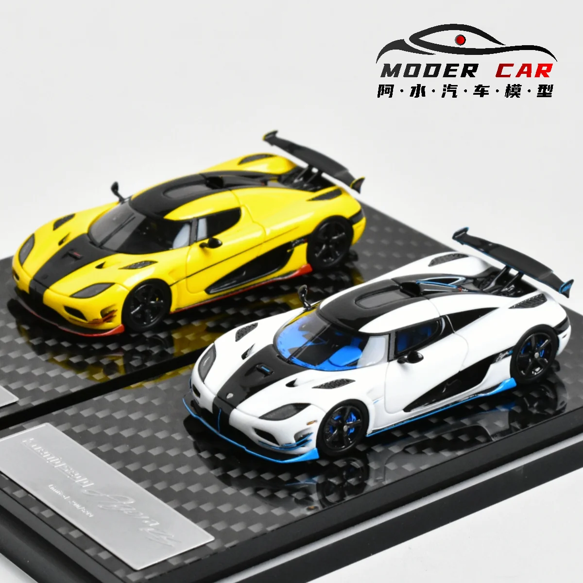 Литая под давлением модель автомобиля из смолы GRYNING 1:64 Agera RS1 ML