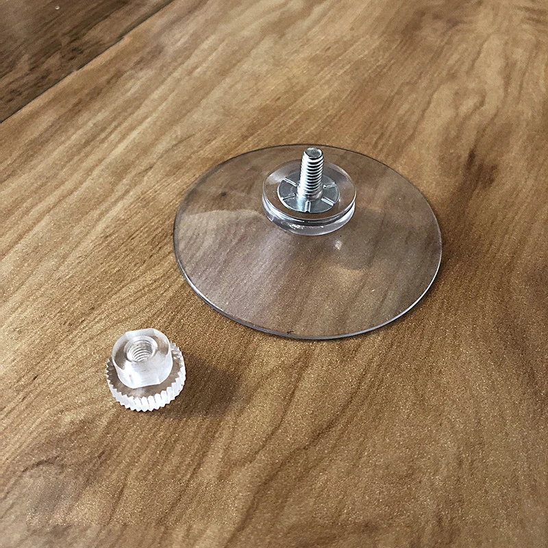 

10PCS Mushroom Head Clear Suction Cups Thumb Nut Strong Vacuum Suckers PVC Kitchen Bathroom Window Wall Car Hooks 41mm