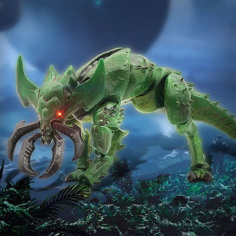 Фото Коллекционная подвижная фигурка Rihio Infinite Depths Alien Beast Emperor Cronsaurus из мягкого винила №1