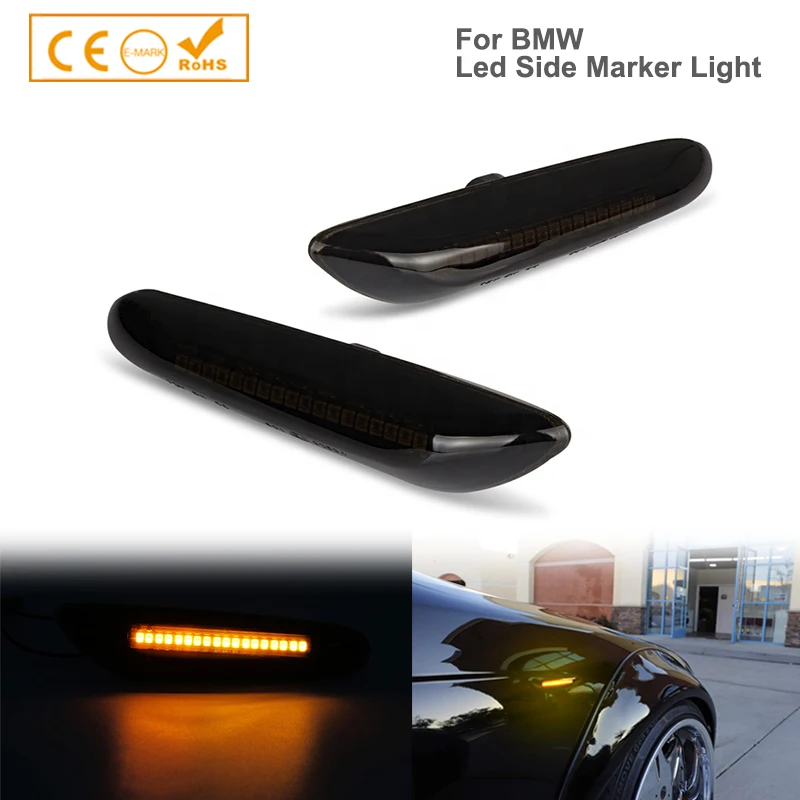 

2x Dynamic Led Turn Signal Side Light Indicator For Bmw E90 E91 E92 E60 E46 E87 E82 63137253326