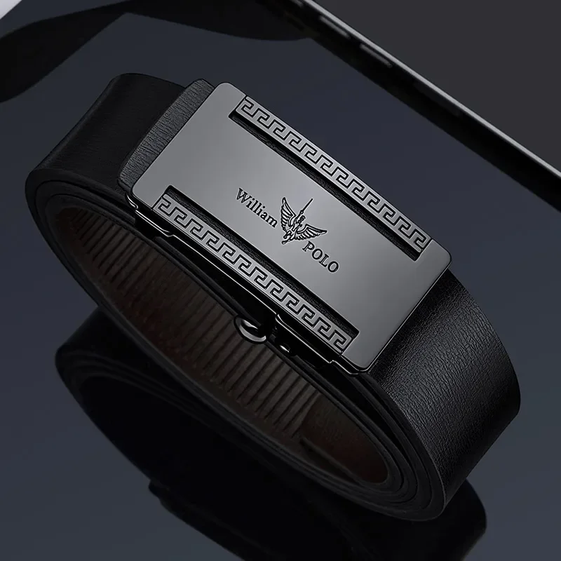 WILLIAMPOLO мужские ремни с автоматической пряжкой ремень из искусственной кожи